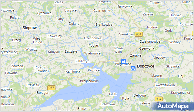 mapa Stojowice, Stojowice na mapie Targeo