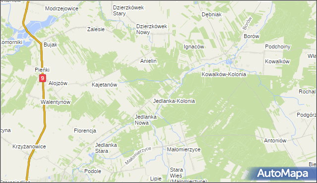 mapa Leśniczówka Podrzecze, Leśniczówka Podrzecze na mapie Targeo
