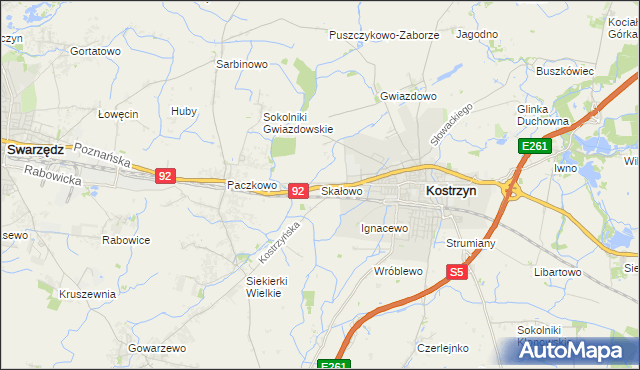 mapa Skałowo, Skałowo na mapie Targeo