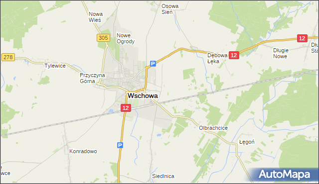 mapa Przyczyna Dolna, Przyczyna Dolna na mapie Targeo