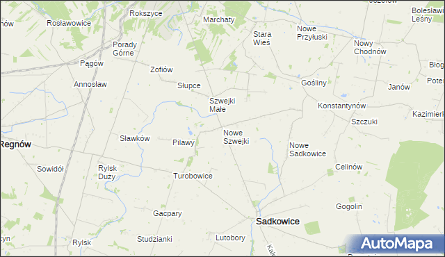 mapa Nowe Szwejki, Nowe Szwejki na mapie Targeo