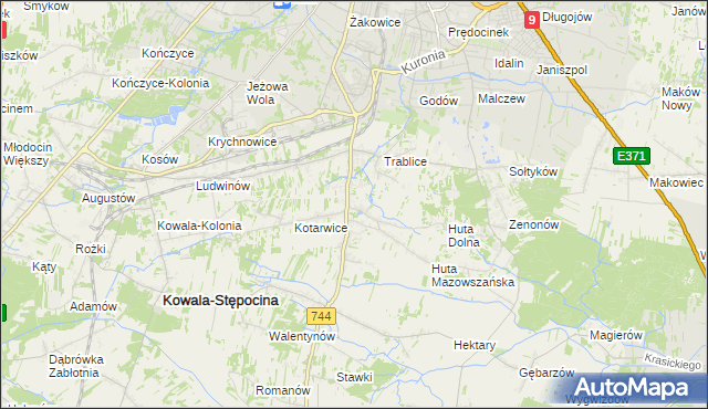 mapa Mazowszany, Mazowszany na mapie Targeo