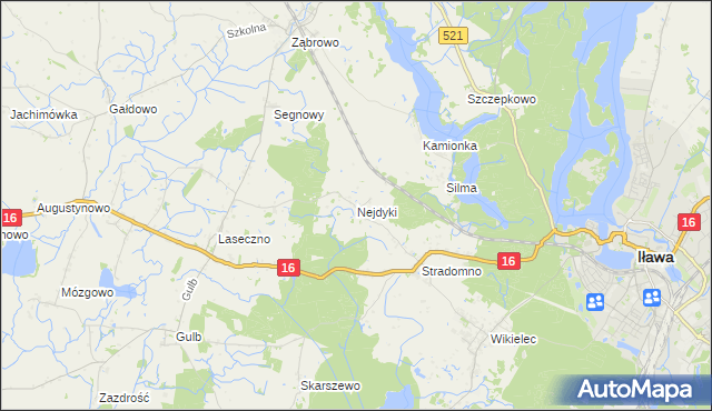 mapa Nejdyki, Nejdyki na mapie Targeo
