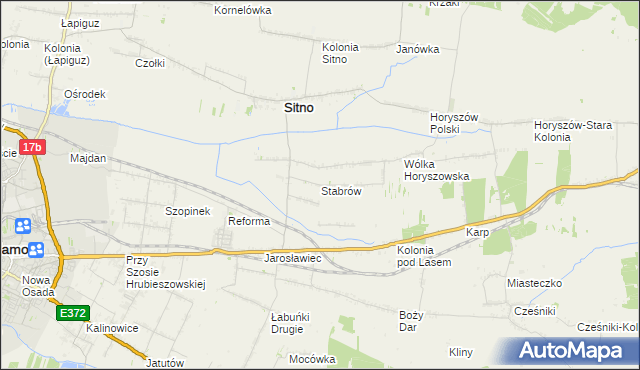 mapa Stabrów, Stabrów na mapie Targeo