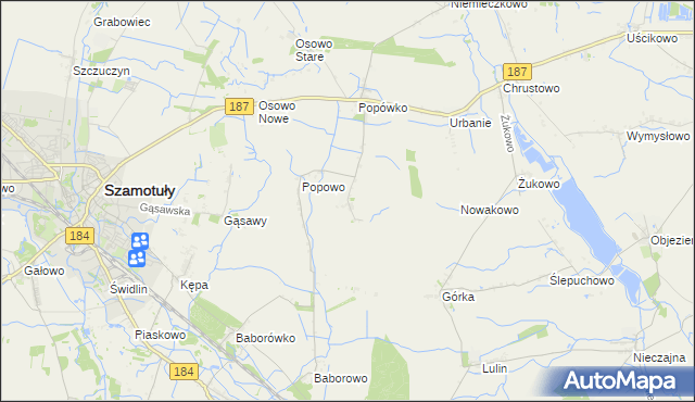 mapa Wychowaniec, Wychowaniec na mapie Targeo