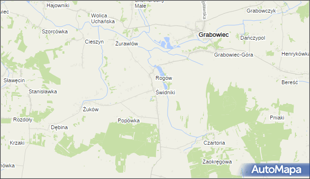 mapa Świdniki, Świdniki na mapie Targeo