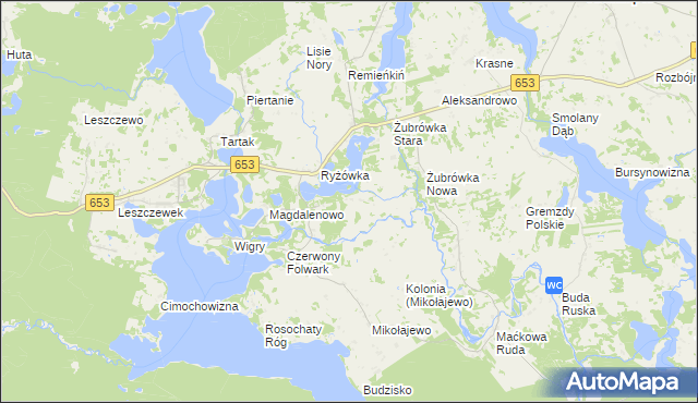 mapa Burdeniszki, Burdeniszki na mapie Targeo