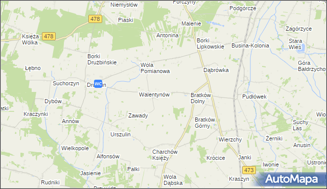 mapa Charchów Pański, Charchów Pański na mapie Targeo