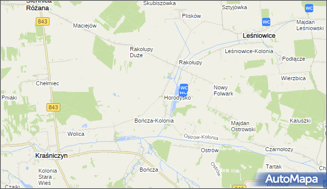 mapa Horodysko, Horodysko na mapie Targeo