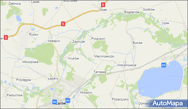 mapa Marcinowiczki, Marcinowiczki na mapie Targeo