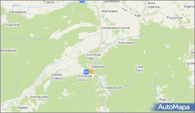 mapa Niemirów gmina Frampol, Niemirów gmina Frampol na mapie Targeo