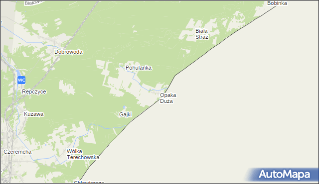 mapa Opaka Duża, Opaka Duża na mapie Targeo