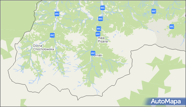 mapa Ornak, Ornak na mapie Targeo