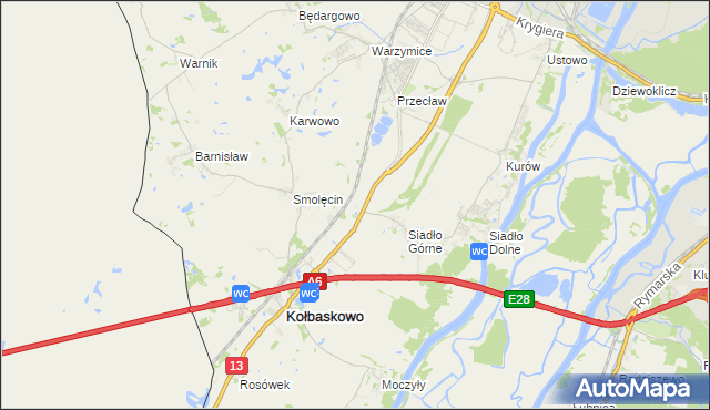 mapa Smętowice, Smętowice na mapie Targeo