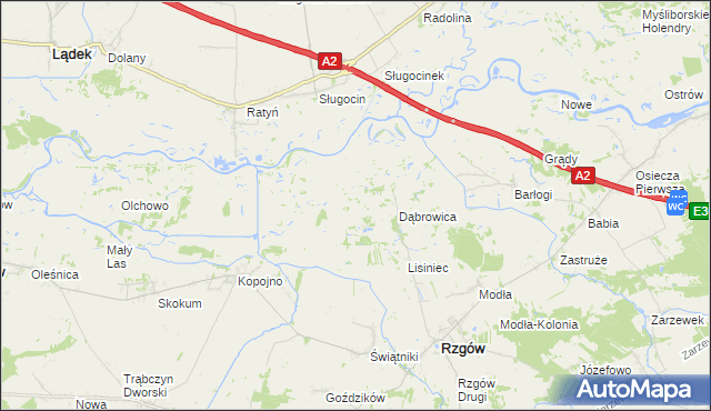 mapa Tarszewo, Tarszewo na mapie Targeo