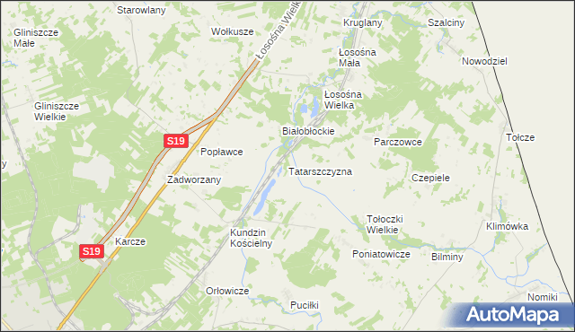 mapa Tatarszczyzna, Tatarszczyzna na mapie Targeo