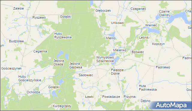 mapa Wymysłowo Szlacheckie, Wymysłowo Szlacheckie na mapie Targeo