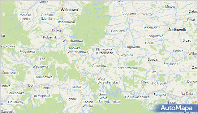 mapa Przenosza, Przenosza na mapie Targeo