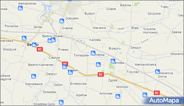 mapa Annetów, Annetów na mapie Targeo