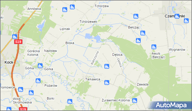 mapa Babczyzna, Babczyzna na mapie Targeo