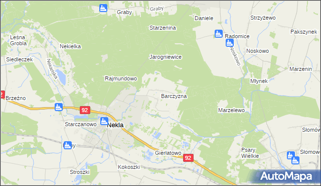 mapa Barczyzna, Barczyzna na mapie Targeo