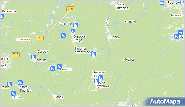 mapa Boków, Boków na mapie Targeo