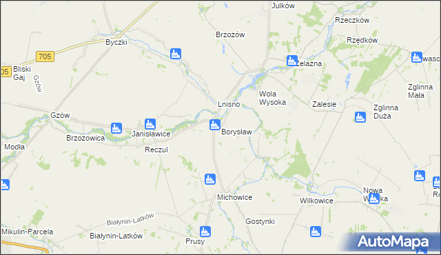 mapa Borysław, Borysław na mapie Targeo