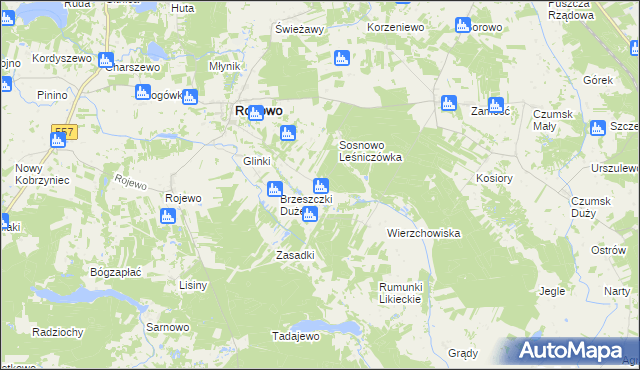 mapa Brzeszczki Małe, Brzeszczki Małe na mapie Targeo