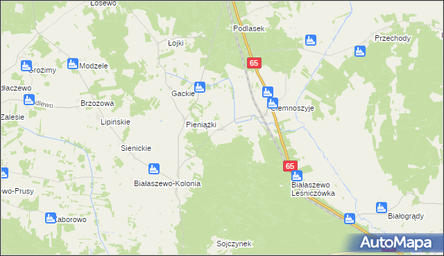 mapa Brzozowa Wólka, Brzozowa Wólka na mapie Targeo