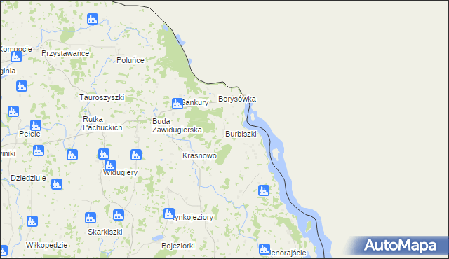 mapa Burbiszki, Burbiszki na mapie Targeo