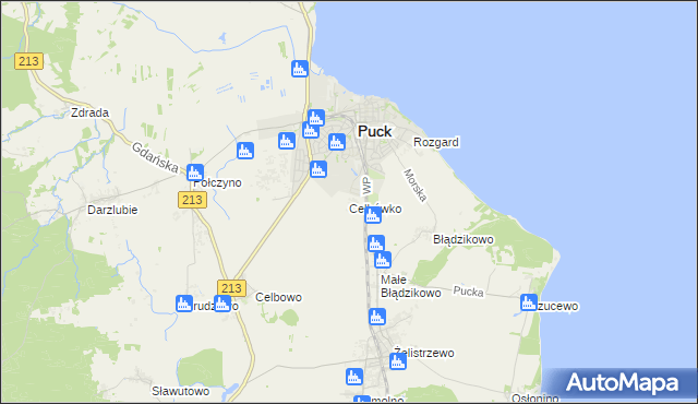 mapa Celbówko, Celbówko na mapie Targeo