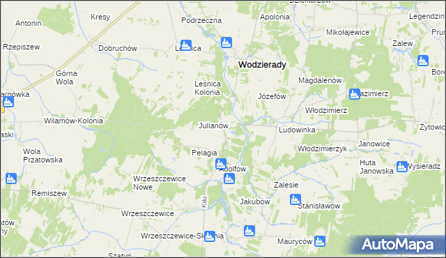 mapa Chorzeszów, Chorzeszów na mapie Targeo