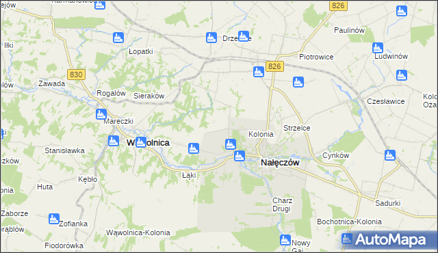 mapa Chruszczów-Kolonia, Chruszczów-Kolonia na mapie Targeo