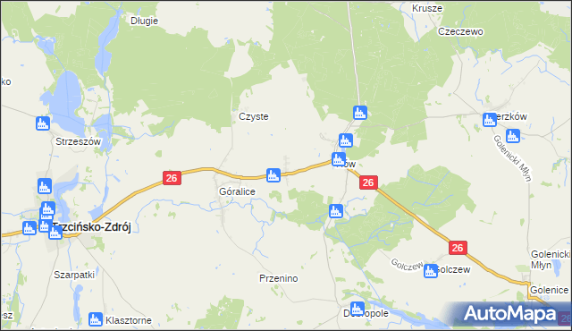 mapa Cieplikowo, Cieplikowo na mapie Targeo