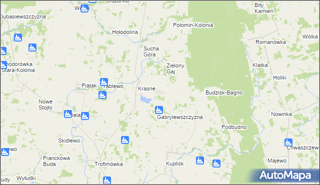 mapa Cieśnisk Wielki, Cieśnisk Wielki na mapie Targeo