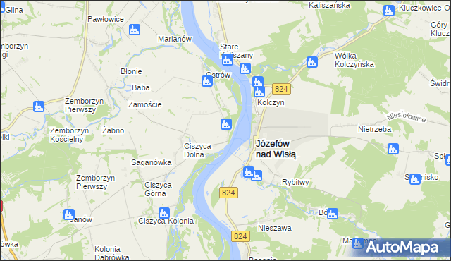 mapa Ciszyca Przewozowa, Ciszyca Przewozowa na mapie Targeo