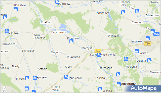 mapa Czarnysz, Czarnysz na mapie Targeo