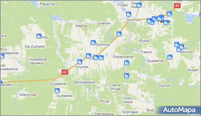 mapa Czermno-Kolonia, Czermno-Kolonia na mapie Targeo