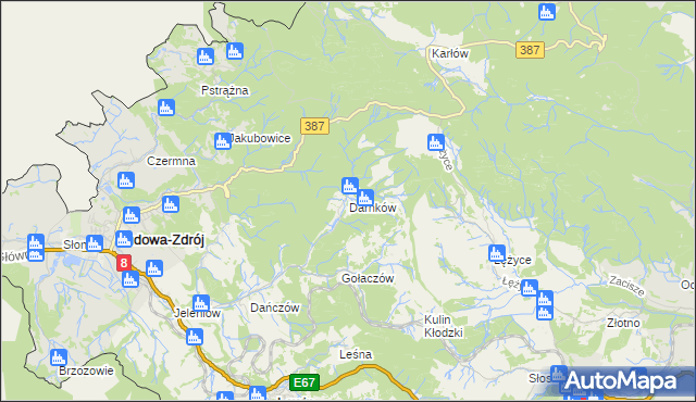 mapa Darnków, Darnków na mapie Targeo