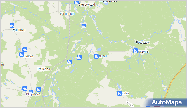 mapa Darnowo gmina Kępice, Darnowo gmina Kępice na mapie Targeo