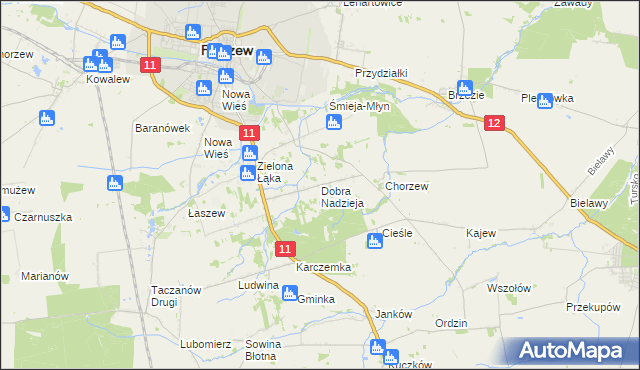 mapa Dobra Nadzieja, Dobra Nadzieja na mapie Targeo