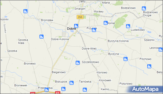 mapa Dobre-Wieś, Dobre-Wieś na mapie Targeo