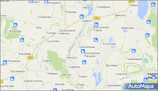 mapa Dobrosołowo, Dobrosołowo na mapie Targeo