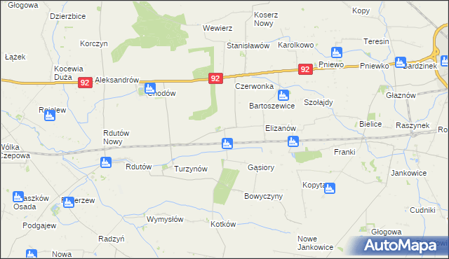 mapa Domaników, Domaników na mapie Targeo