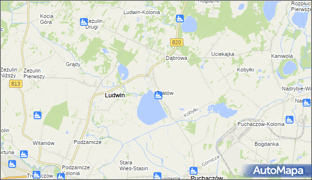 mapa Dratów, Dratów na mapie Targeo