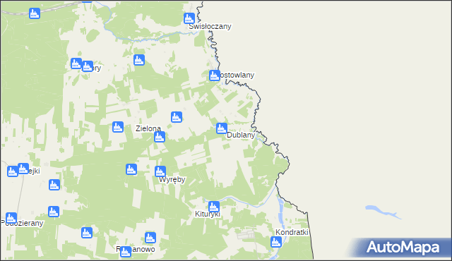 mapa Dublany, Dublany na mapie Targeo