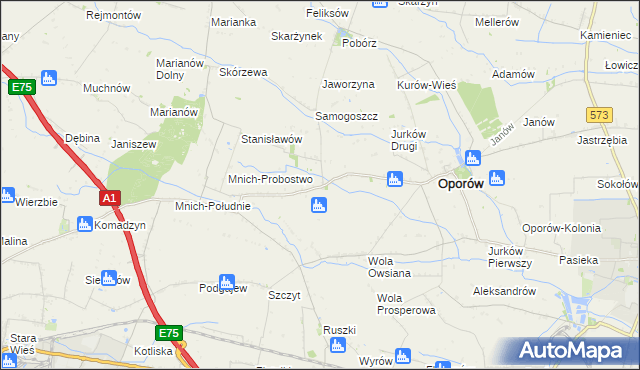 mapa Golędzkie, Golędzkie na mapie Targeo