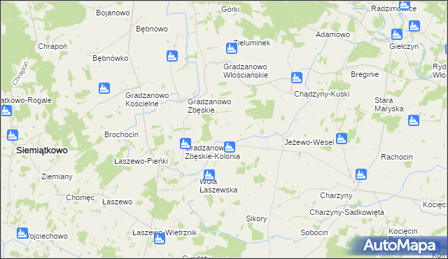 mapa Goszczk, Goszczk na mapie Targeo