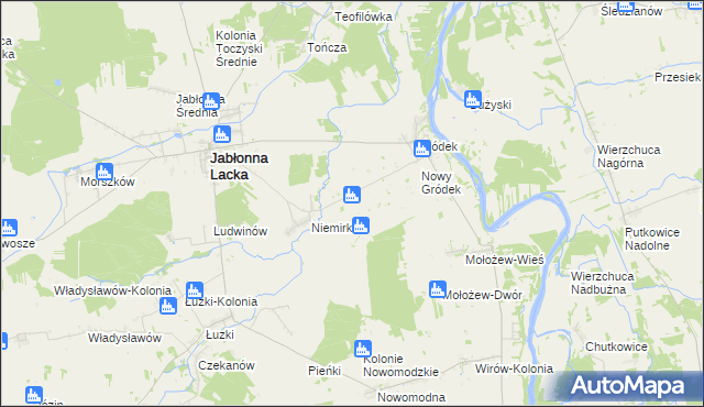 mapa Gródek-Dwór, Gródek-Dwór na mapie Targeo