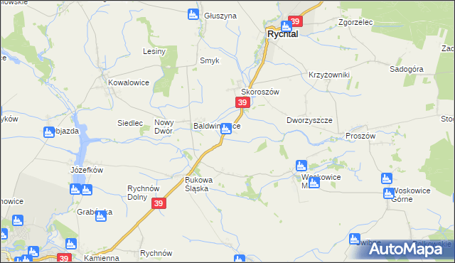 mapa Igłowice gmina Namysłów, Igłowice gmina Namysłów na mapie Targeo